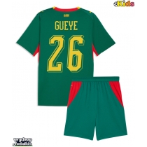Senegal Pape Gueye #26 Replica Away Minikit World Cup 2026 Short Sleeve (+ pants)